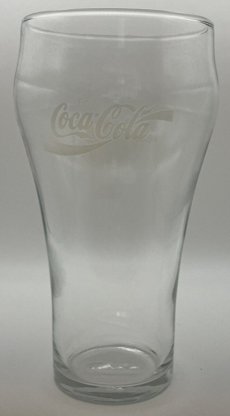 ENJOY COKE 6 inches tall 16 ounces Coca Cola Logo Vintage